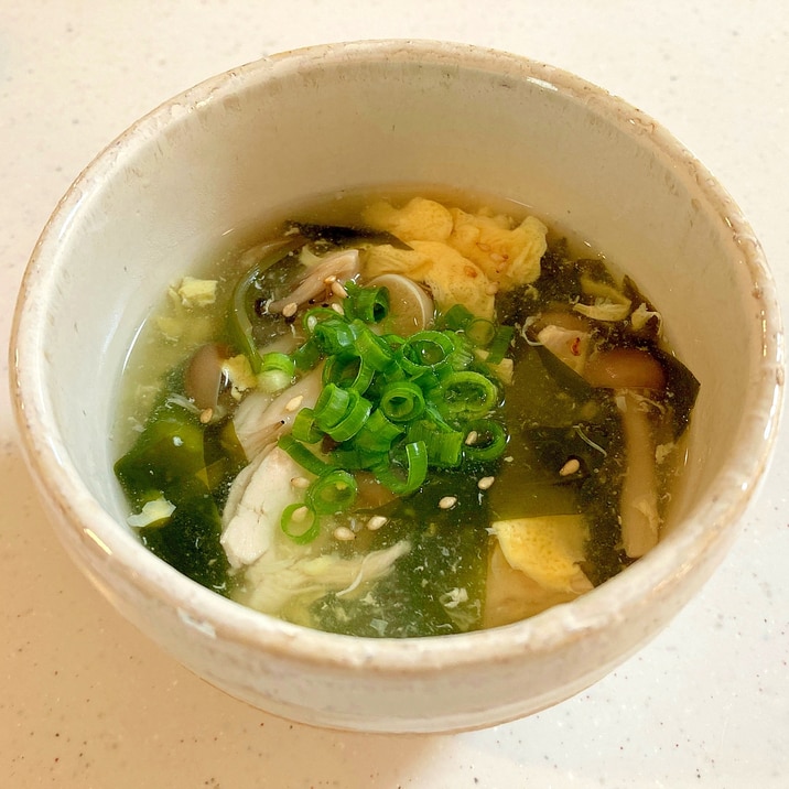 捨てないで!ささみの茹で汁で卵スープ
